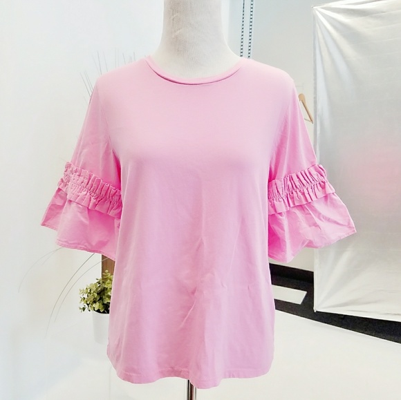 h&m ruffle sleeve top
